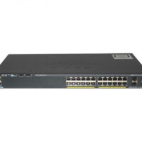 WS-C2960X-24PS-L - CISCO CATALYST 2960X 24-PORTS 10/100/1000 + 4 X GIGABIT SFP MANAGED STACKABLE 1U RACK-MOUNTABLE SWITCH